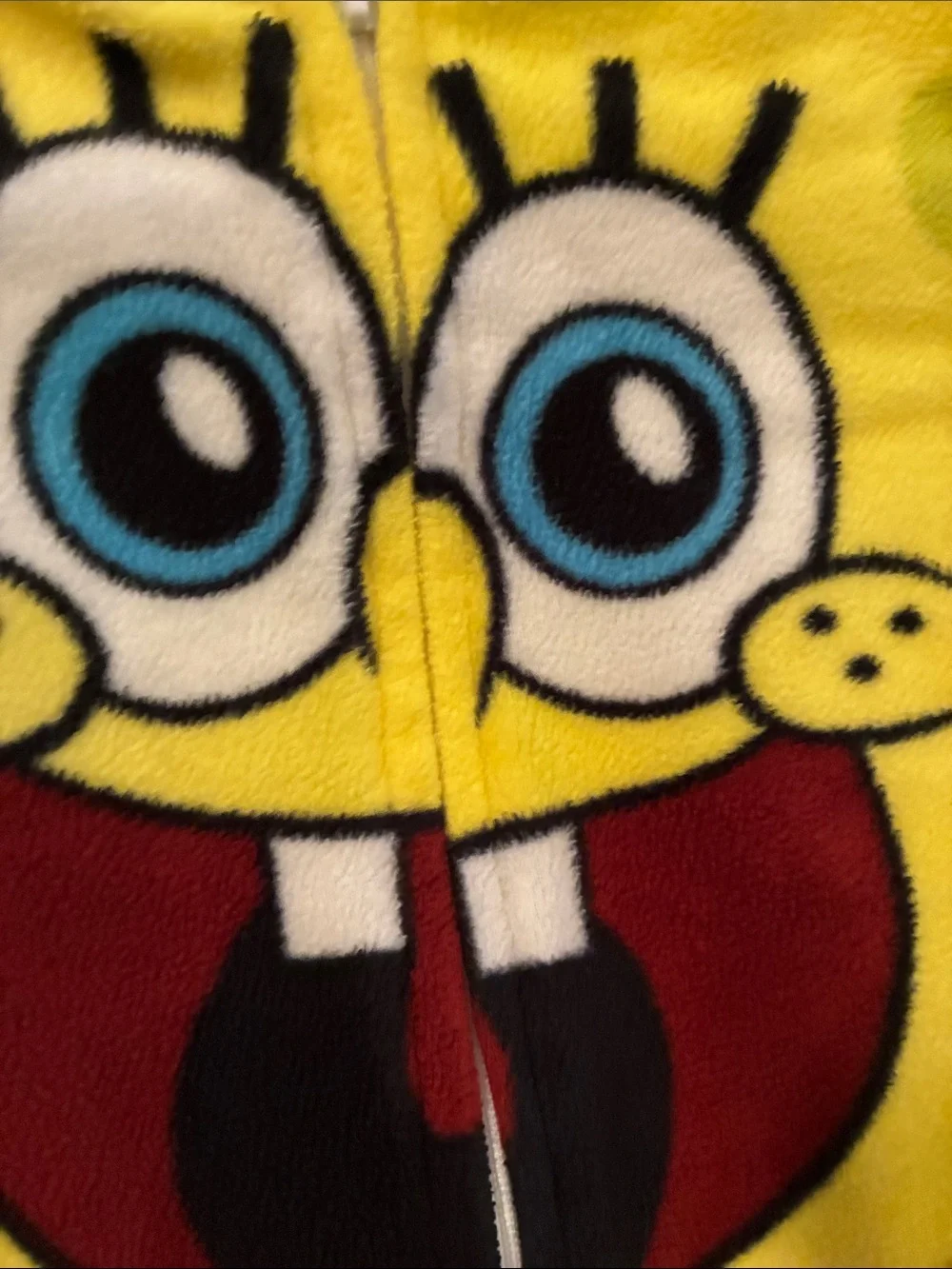 SpongeBob Character Yellow Kids One-Piece Hoodie